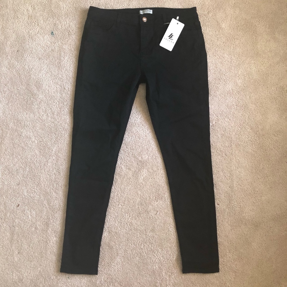 “Legend London” black men’s skinny jeans W:36 L:32